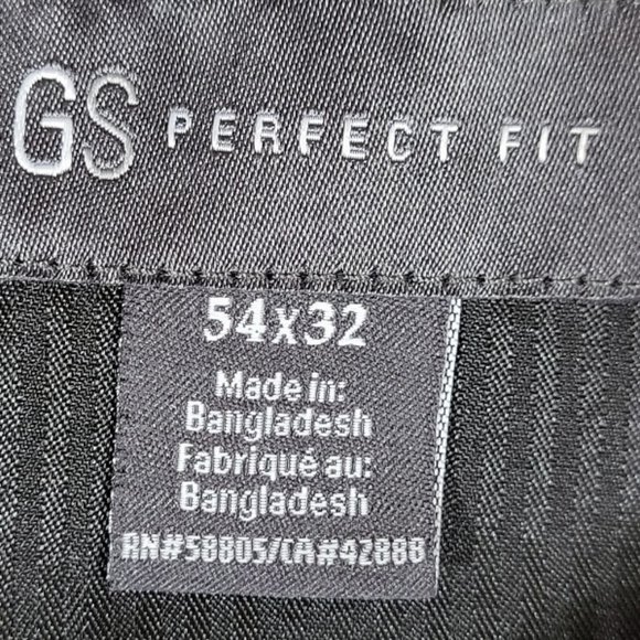 GS Perfect Fit Big Men's Dark Gray Pants - Picture 3 of 5